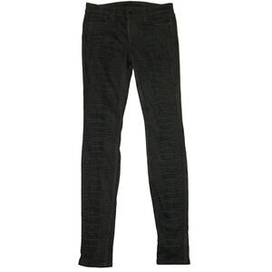 Joe's Women's Size 29‎ Green Brown Snake Print Mid Rise Jeggings Skinny Jeans
